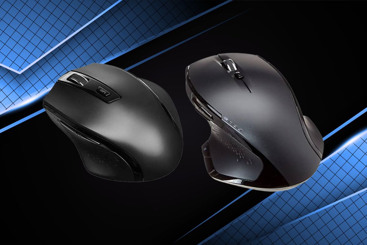 Amazon Basics Ergonomic Wireless Mouse