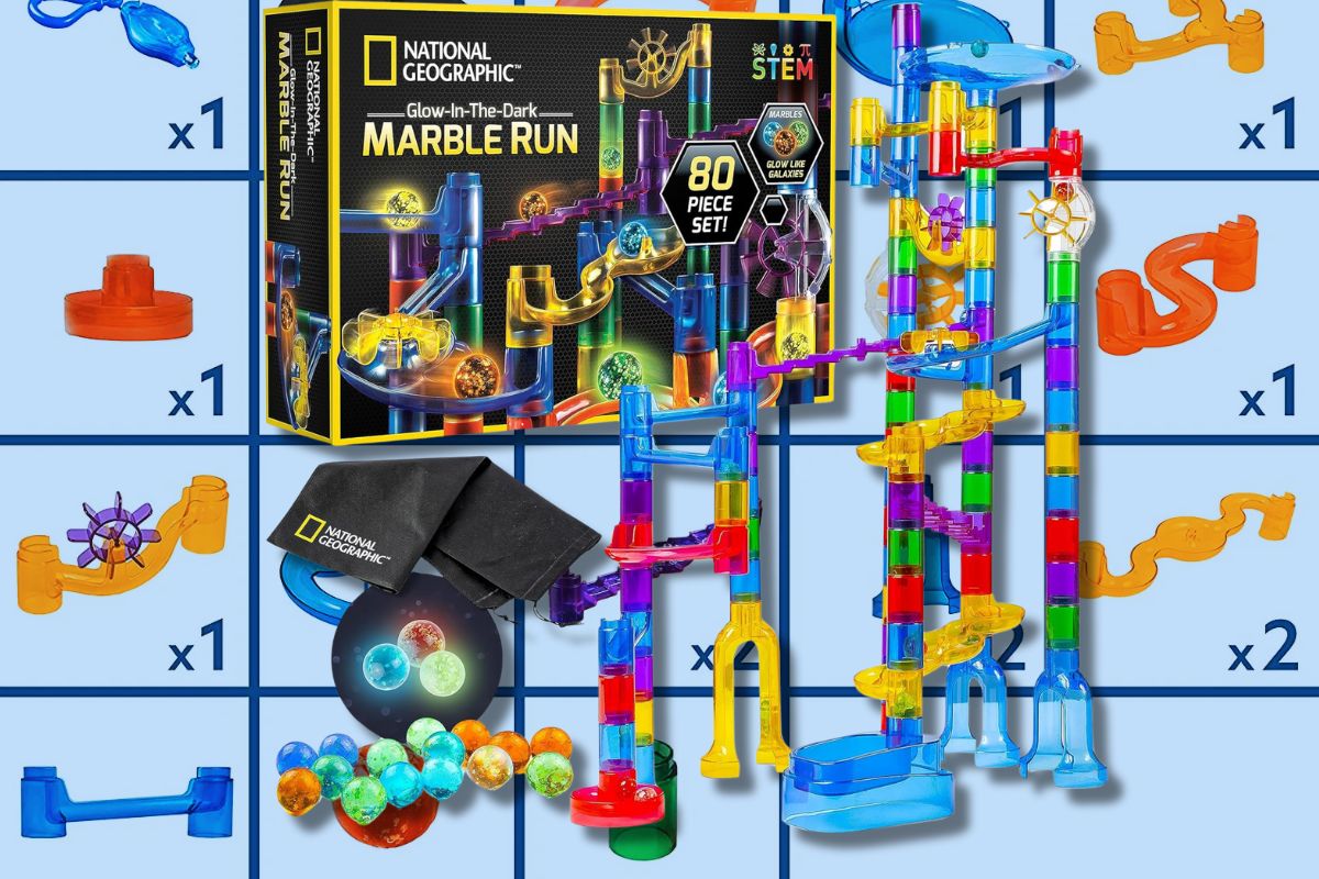 NATIONAL GEOGRAPHIC Glowing Marble Run: Illuminating STEM Learning for Kids