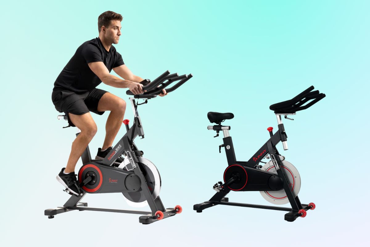 Transform Your Home Workouts with the Sunny Health & Fitness Magnetic Belt Drive Indoor Cycling Bike