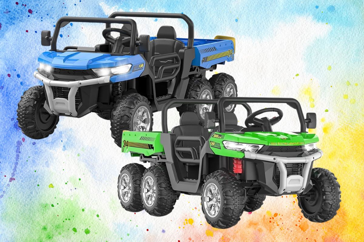 Unleash Adventure: Hetoy 24V 2 Seater Ride On Dump Truck with Electric Dump Bed