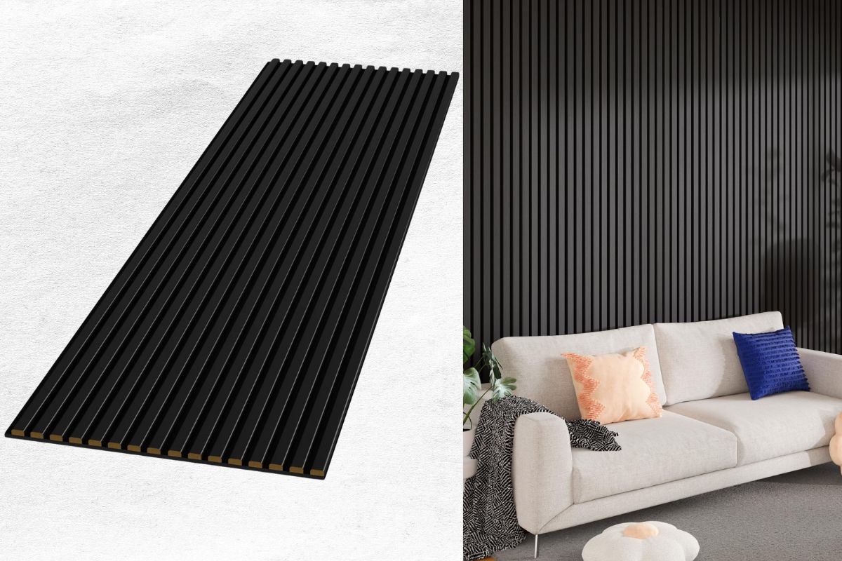 Elevate Your Space with Avana Acoustic Wood Wall Panels in Sleek Black