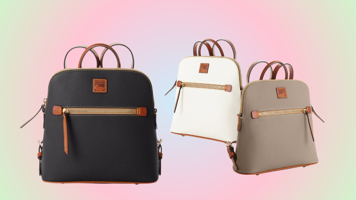 This Dooney & Bourke Pebble Grain Backpack is as Stylish as It is Functional