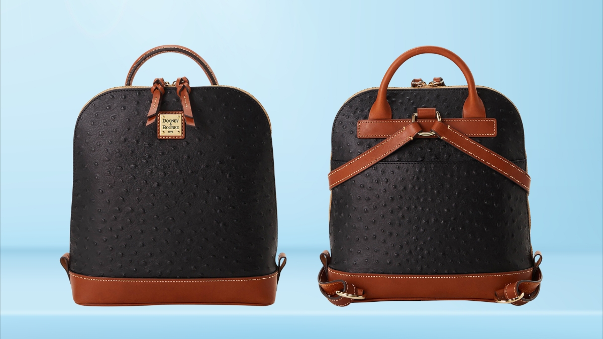 Why This Dooney & Bourke Ostrich-Embossed Backpack Elevates Any Outfit Instantly