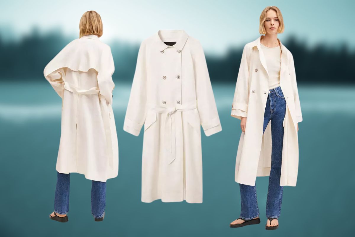 Luxurious 100% Linen Trench Coat: Style Guide
