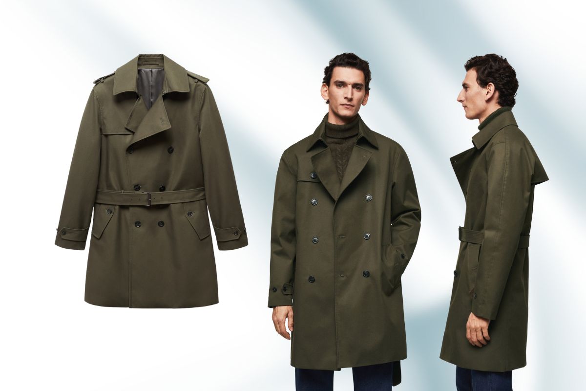 The Guide to Men’s Classic Water-Resistant Trench Coat: Timeless Style Meets Modern Protection