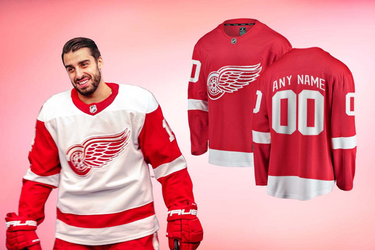 Detroit Red Wings Home Breakaway Custom Jersey: Your Personalized NHL Fan Experience