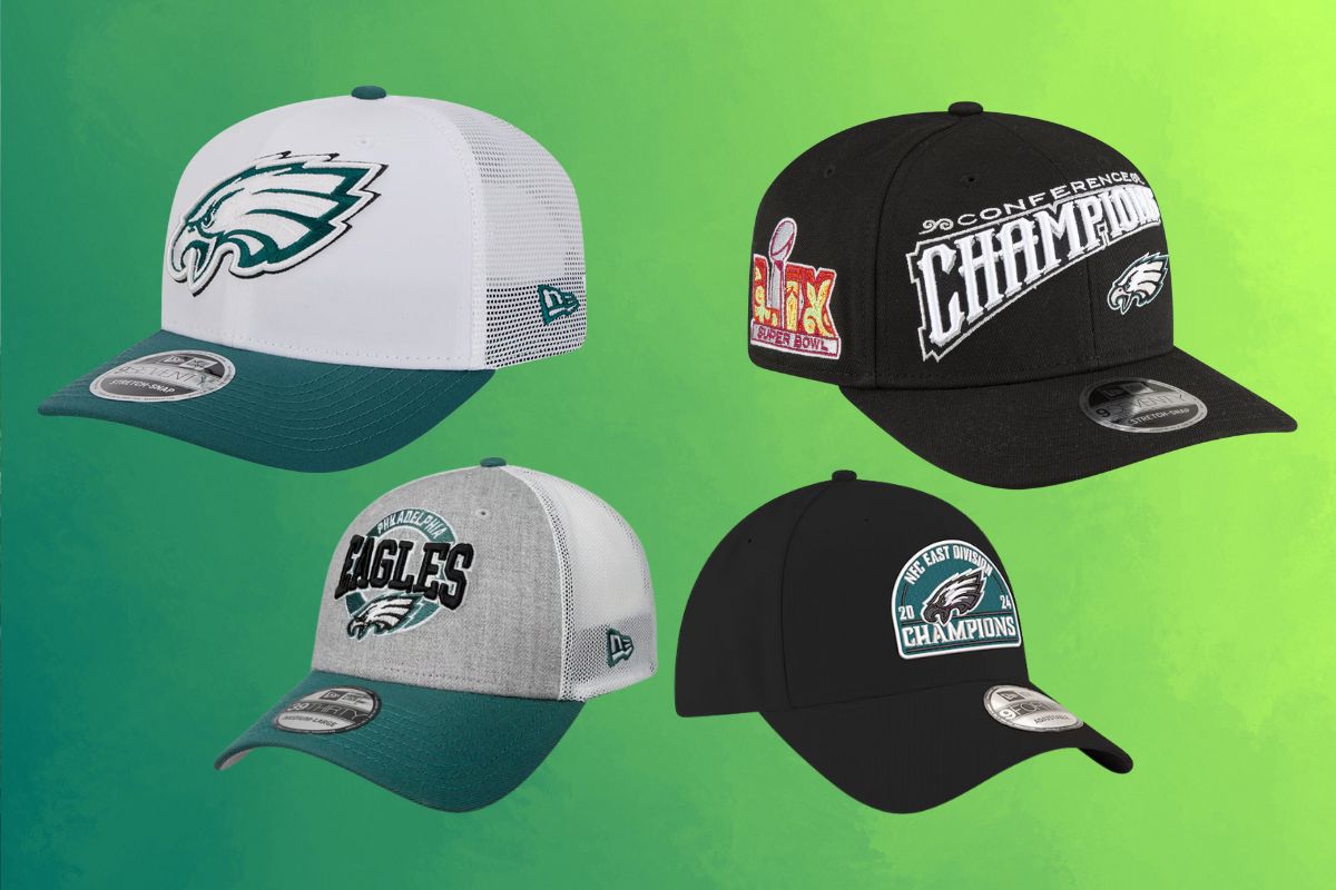 Celebrate Victory: Philadelphia Eagles New Era 2024 NFC Champions Locker Room Trophy Collection Hat