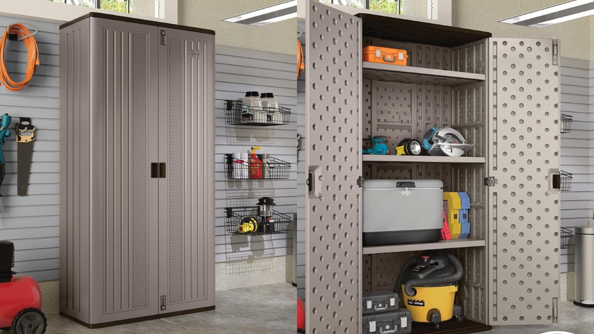 Suncast Mega Tall Resin Storage Cabinet Review: A Heavy-Duty Storage Solution