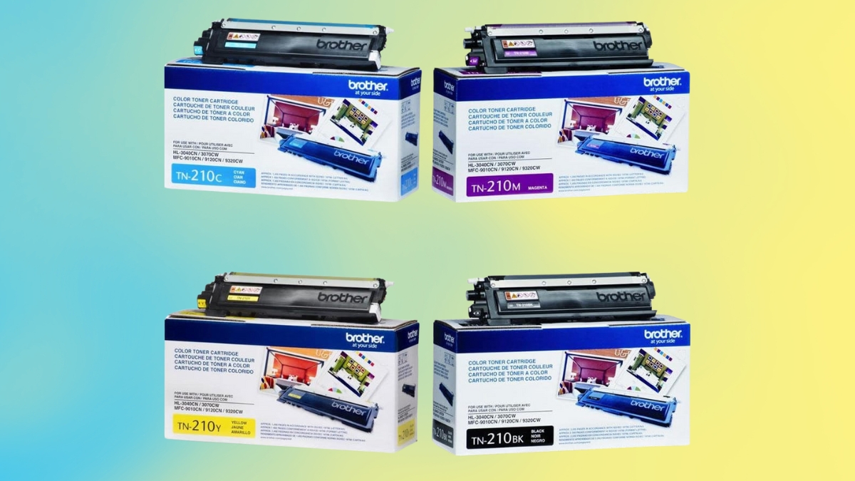 Brother TN-210 Toner Cartridge Set: Reliable Color Printing for Home and Office
