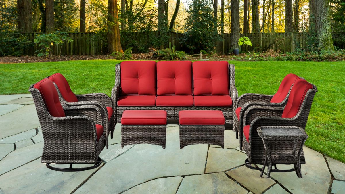 How the Joyside Wicker Patio Furniture 8-Piece Set Redefines Outdoor Comfort in 2025