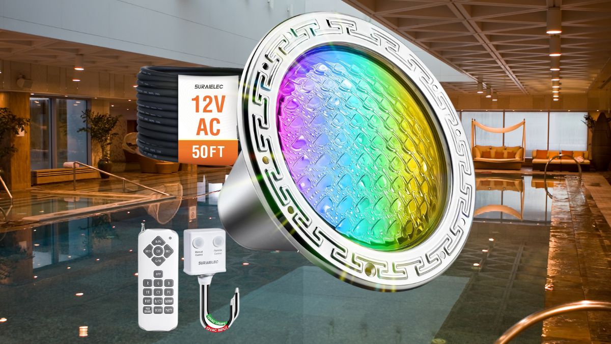 Why the SURAIELEC 10″ LED Pool Light Changes the Way You Experience Your Pool at Night