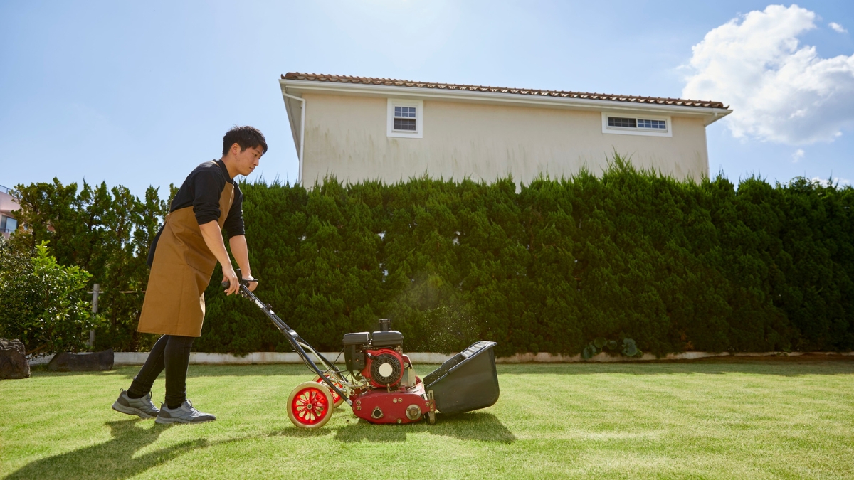 How the PowerSmart Self-Propelled Gas Lawn Mower Handles Tough Grass