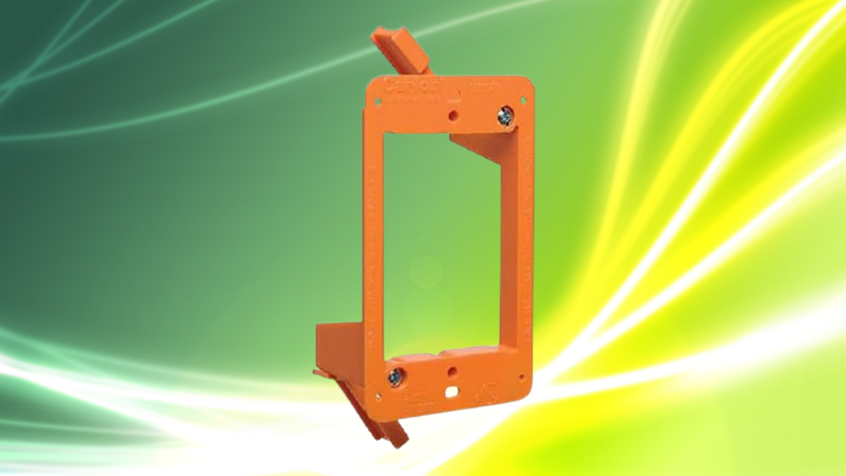 Carlon 1-Gang Low Volt Mounting Bracket.