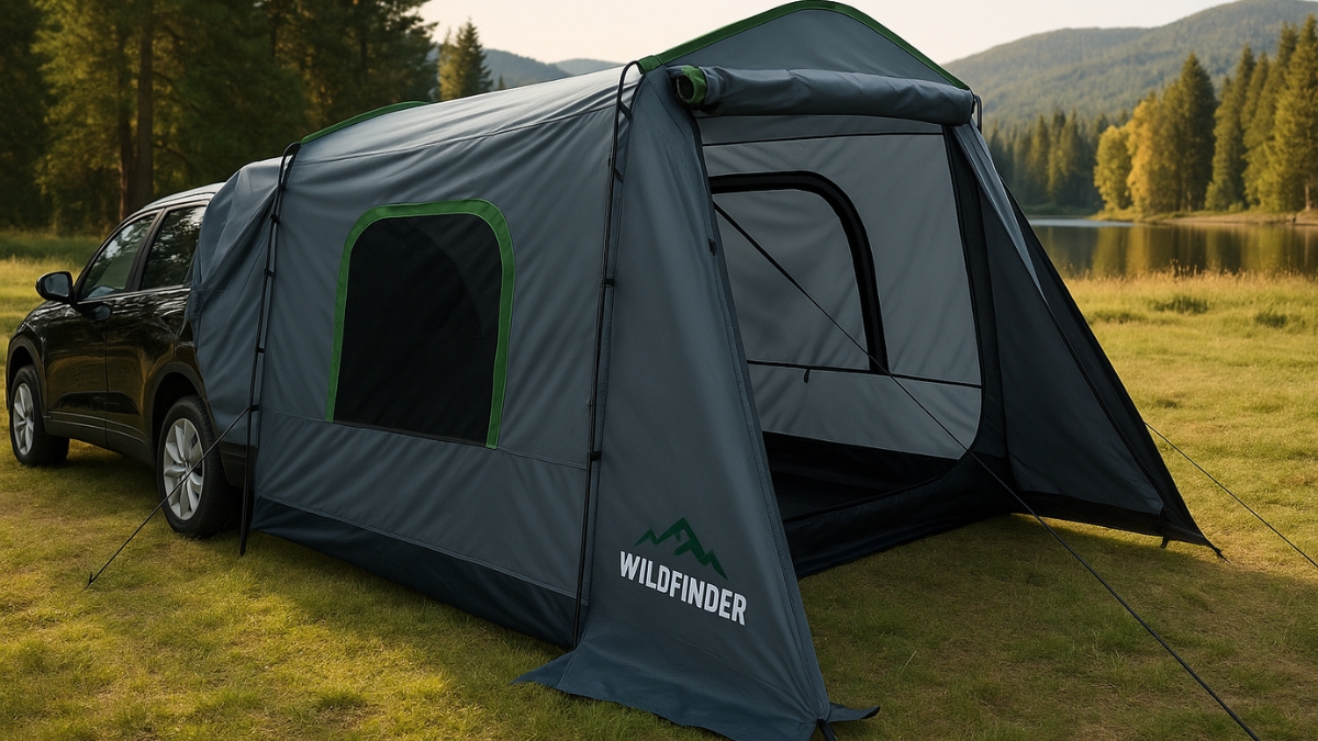 You’ll Love How Roomy This SUV Camping Tent Really Is