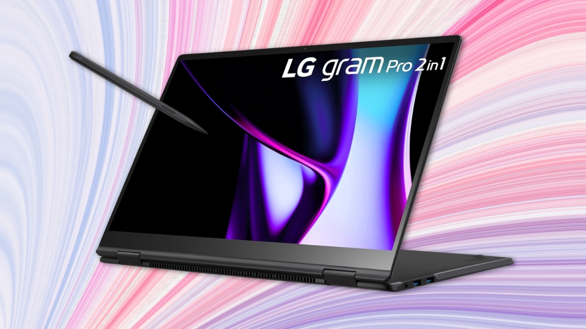 How This LG gram Pro 2-in-1 Laptop Doubles as a Tablet for Sketching or Notes