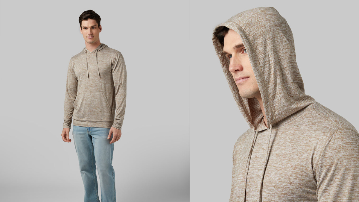 32 Degrees Men's Cool Long Sleeve Hooded T-Shirt