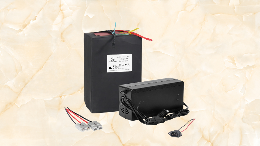 BtrPower 48V 20AH LiFePO4 Ebike Battery
