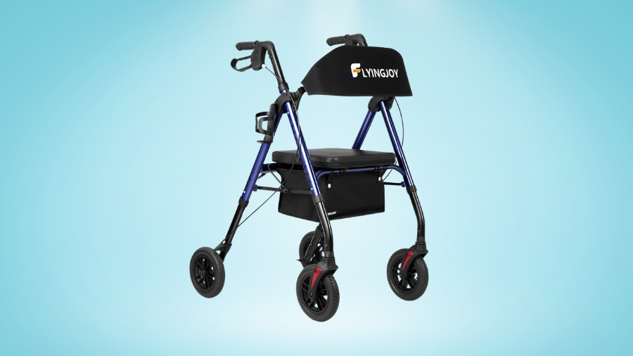 FlyingJoy Rollator Walker with Seat: The Ultimate 450lb Capacity Mobility Solution