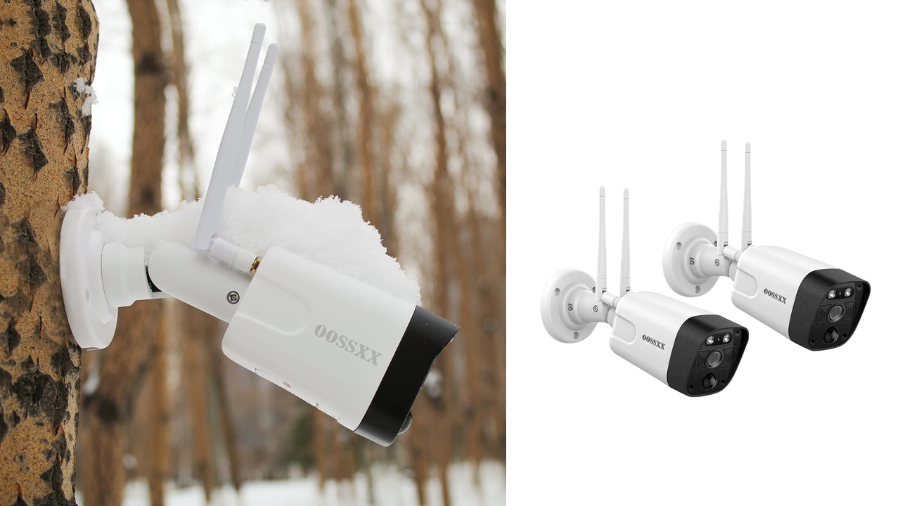 2-Way Audio & PIR Detection Dual Antennas Outdoor Wireless Security Camera Systems
