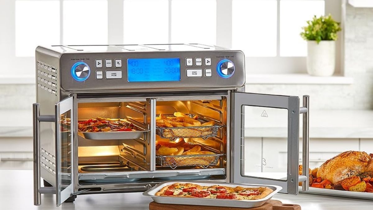 Emeril Lagasse Dual Zone 360 Air Fryer Oven Combo with French Door