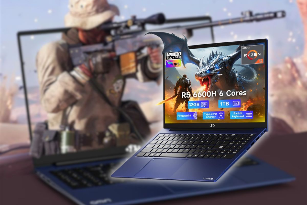 NIMO 15.6” Ryzen 5 Laptop: Budget-Friendly Beast for Work and Gaming