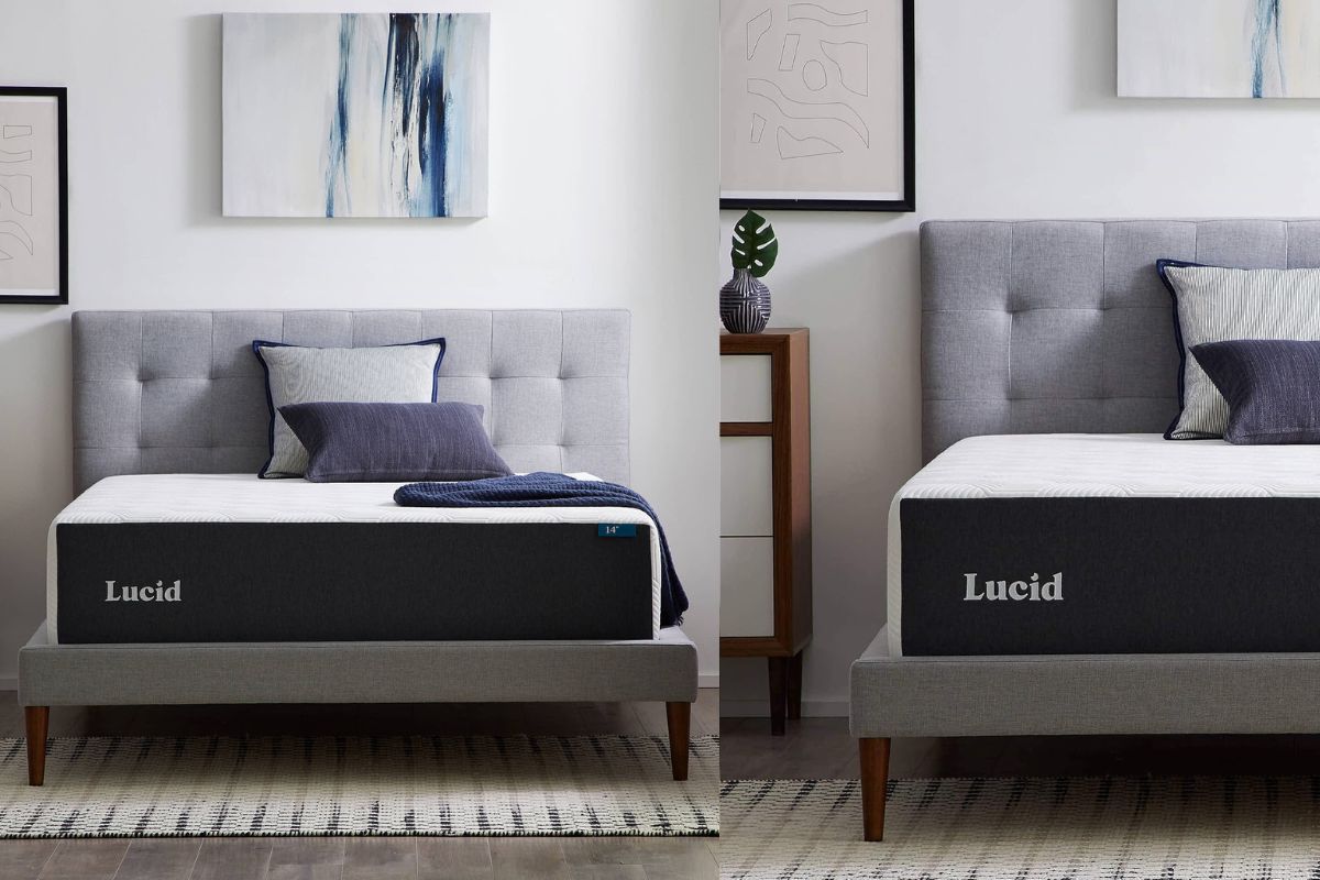 LUCID 14 Inch Memory Foam Mattress: Plush Comfort Meets Premium Support