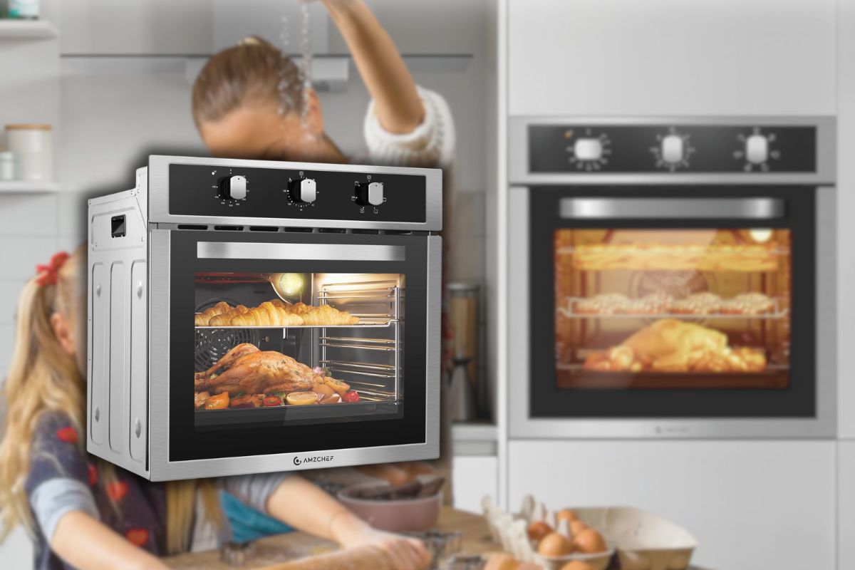 AMZCHEF 24″ Electric Wall Oven: Premium Convection Cooking at an Affordable Price