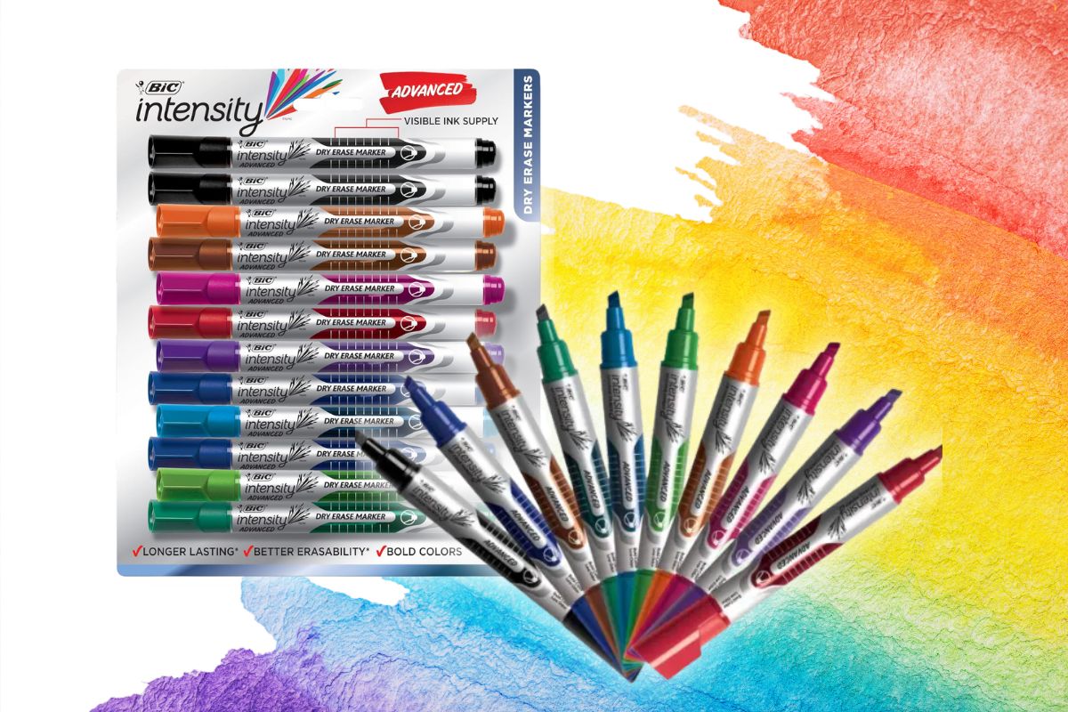 Upgrade Your Whiteboard Game with BIC Intensity Advanced Dry Erase Markers