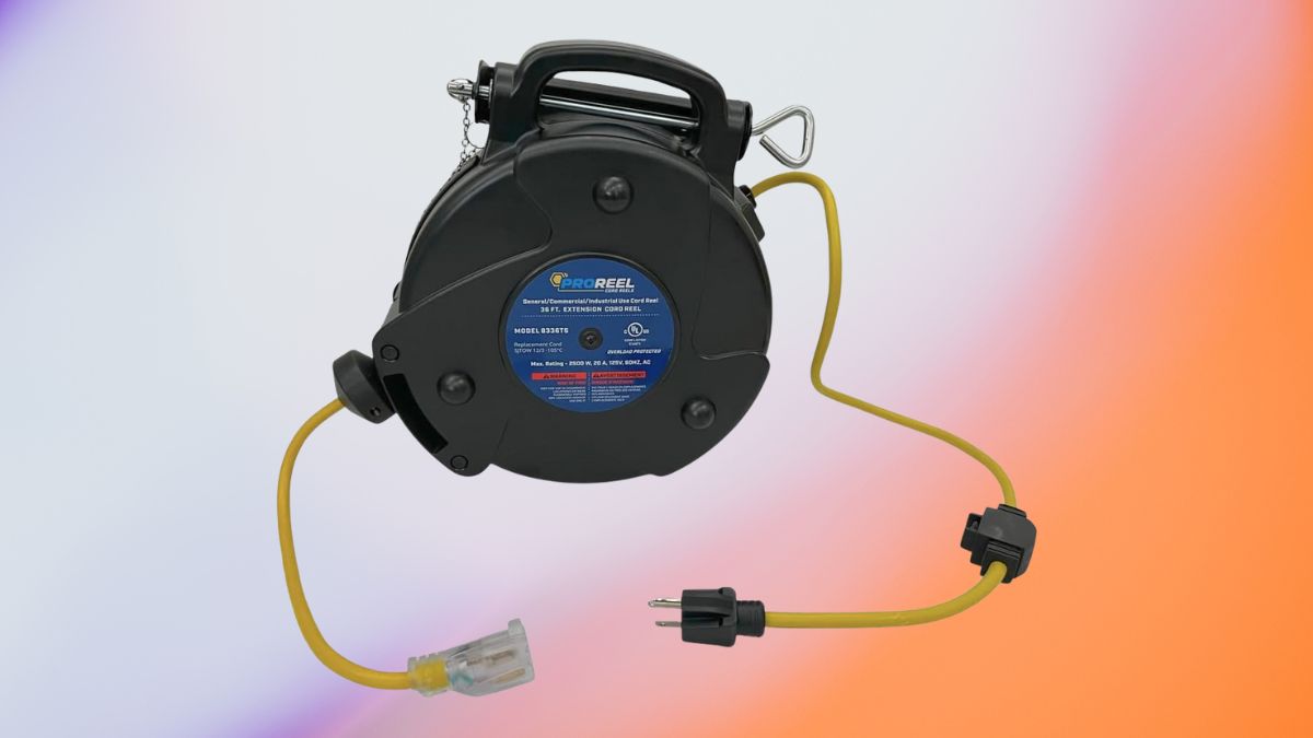 Alert ProReel Professional Grade ProReel 8336TS Heavy Duty Retractable Extension Cord