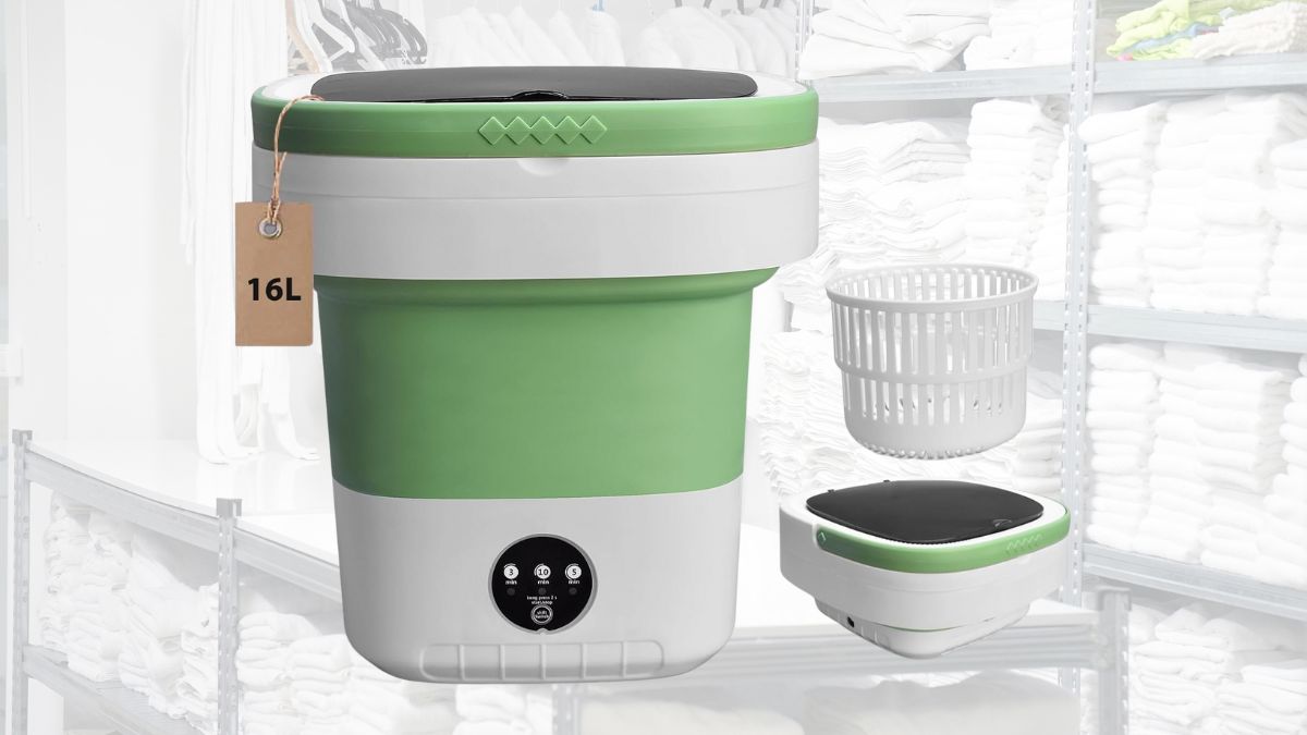 OOBILA Portable Washing Machine 16L: The Ultimate Space-Saving Laundry Solution
