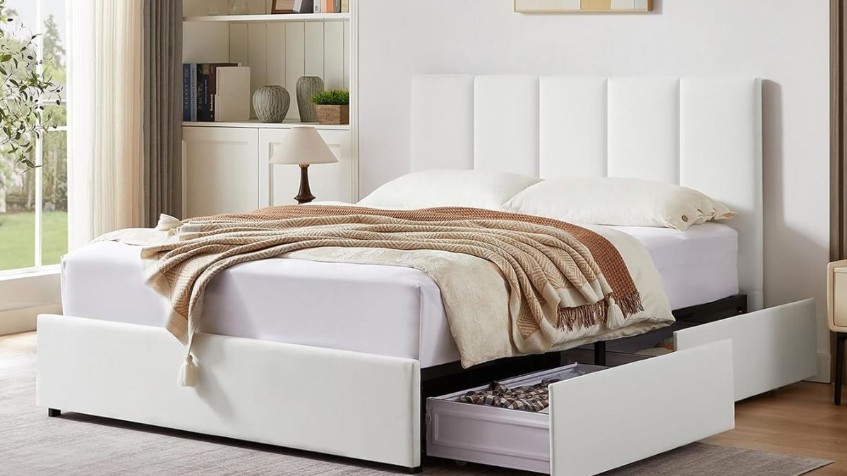 What Makes the VELOCAVA Queen Size Upholstered Storage Bed Frame a Smart Upgrade for Clutter-Free Living