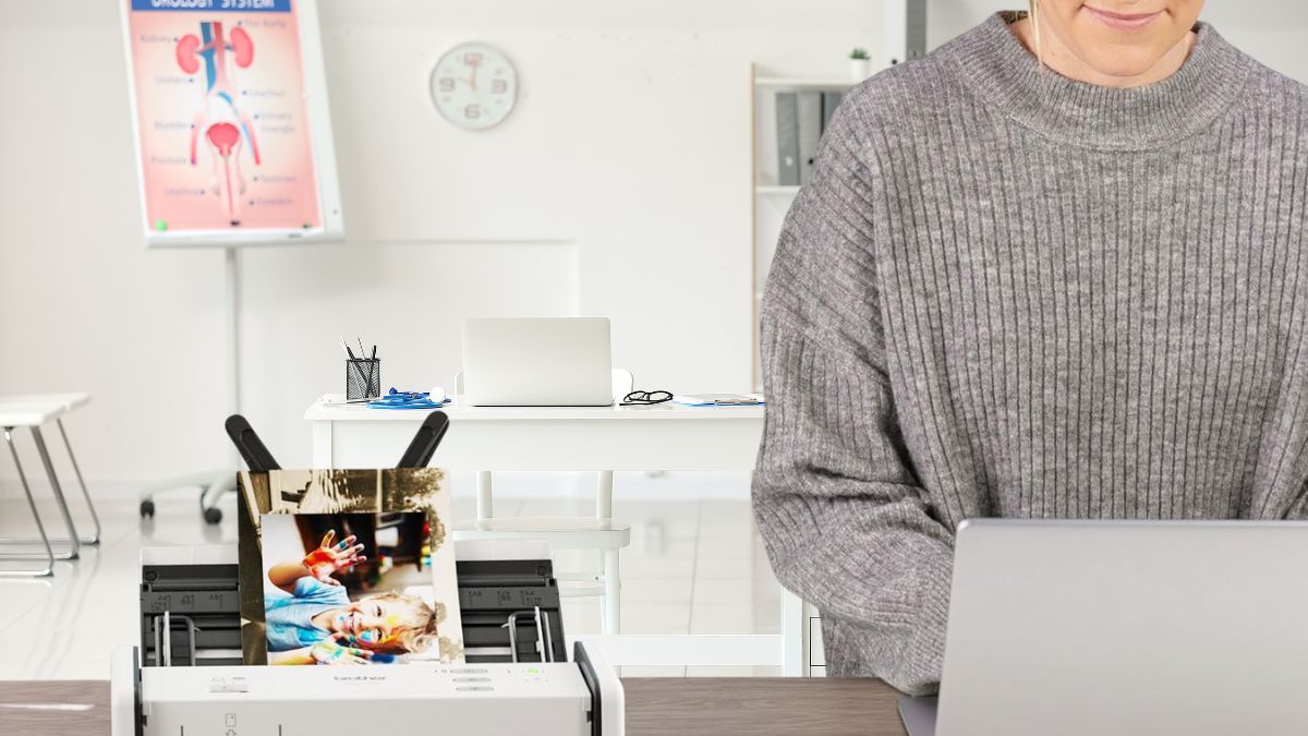 Brother ADS-1300 Compact Desktop Scanner: Fast, Lightweight, and Perfect for Home or Office