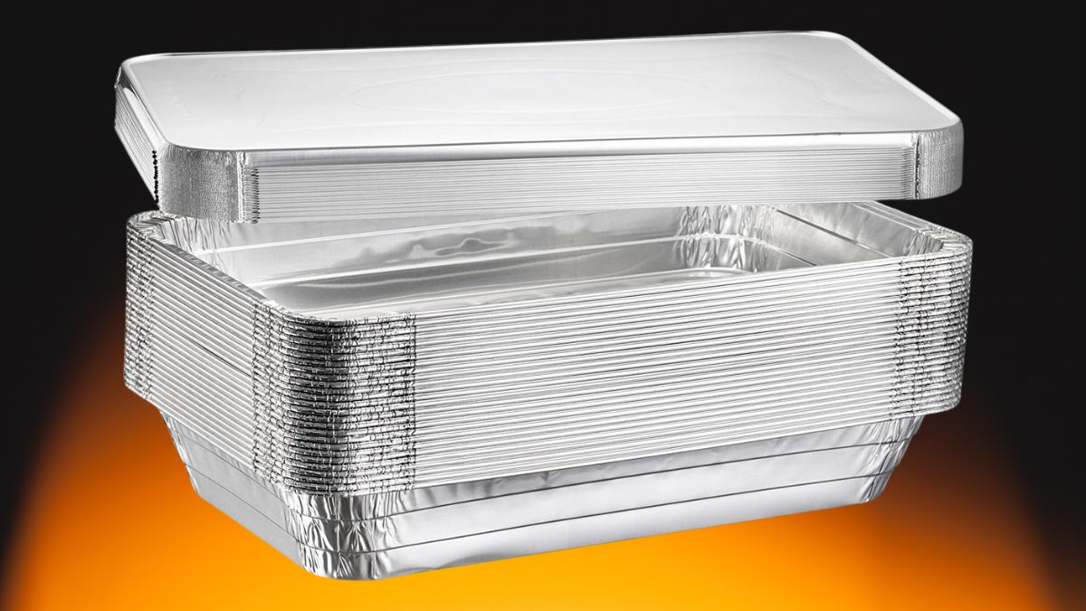 (40 Count) Full Size Deep Steam Table Pans With Lids | Foil Pans with Lids | Disposable Food Containers for Baking, Freezing, and Storage