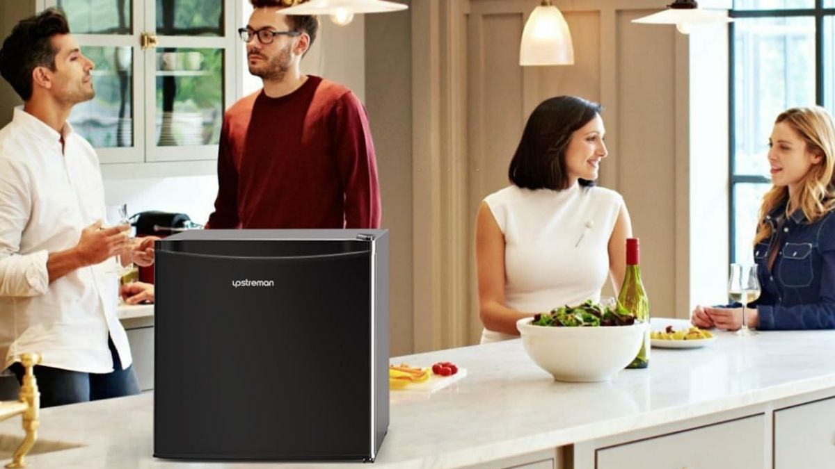 Upstreman 1.7 Cu.ft Mini Fridge with Freezer FR17: Compact Cooling Solution for Small Spaces