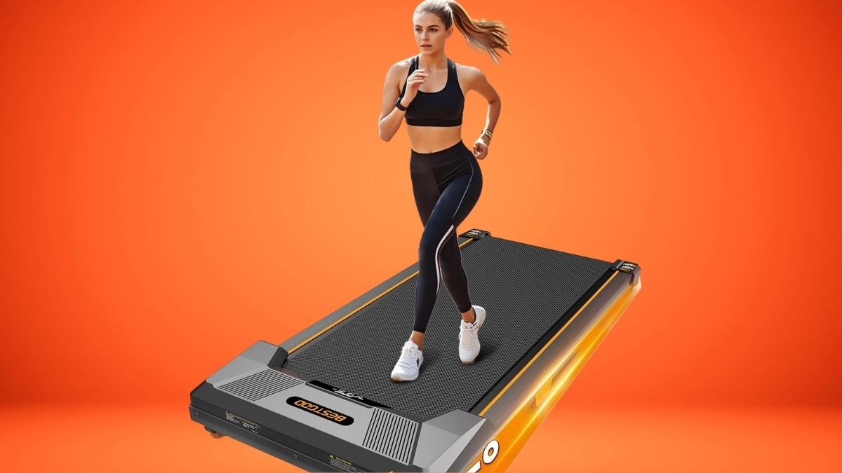BestGod Incline Walking Pad: 330lb Capacity Under Desk Treadmill
