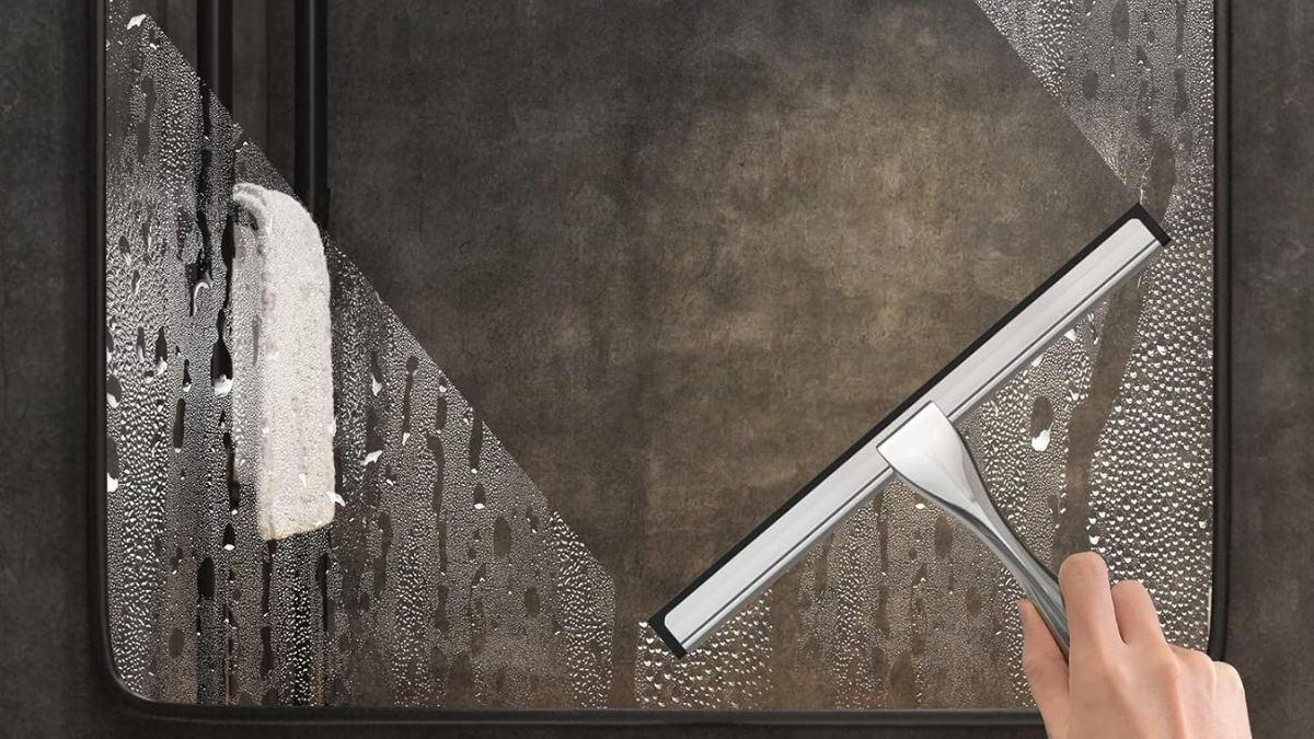 Docrok All-Purpose Stainless Steel Shower Squeegee: The Ultimate Streak-Free Cleaning Tool