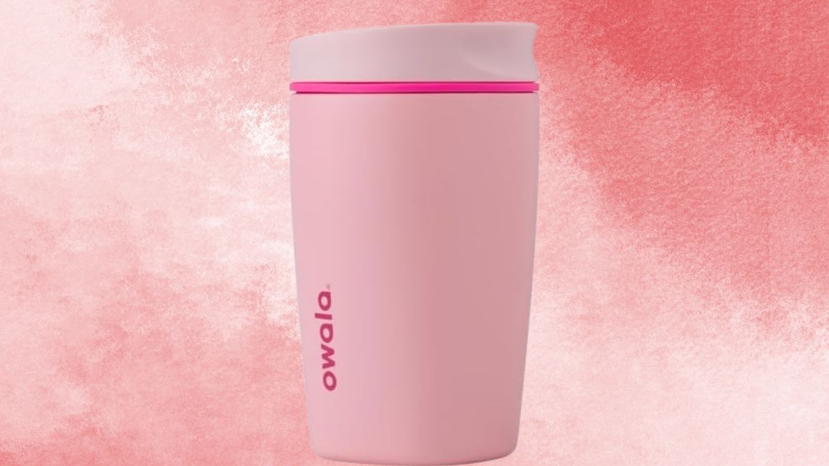 Owala SmoothSip Slider Insulated Stainless Steel Coffee Tumbler