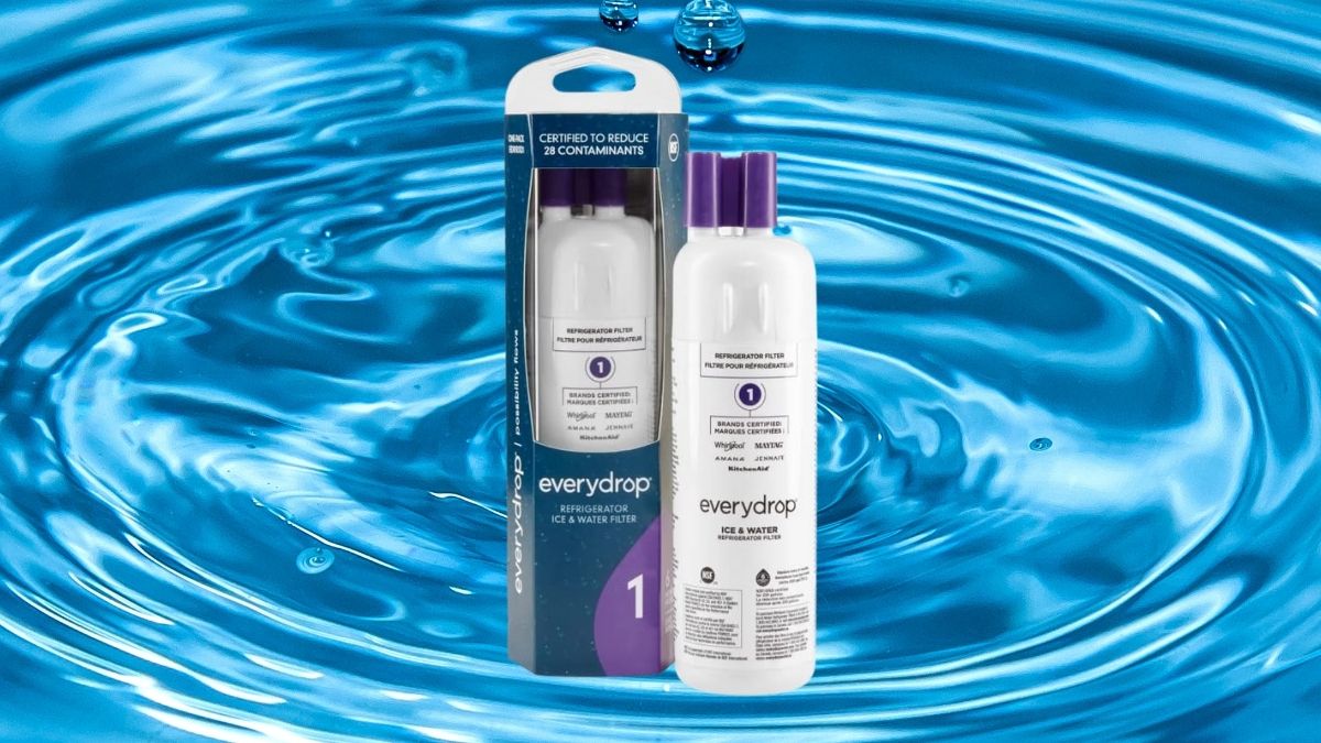 everydrop by Whirlpool Ice and Water Refrigerator Filter 1, EDR1RXD1, Single-Pack , Purple
