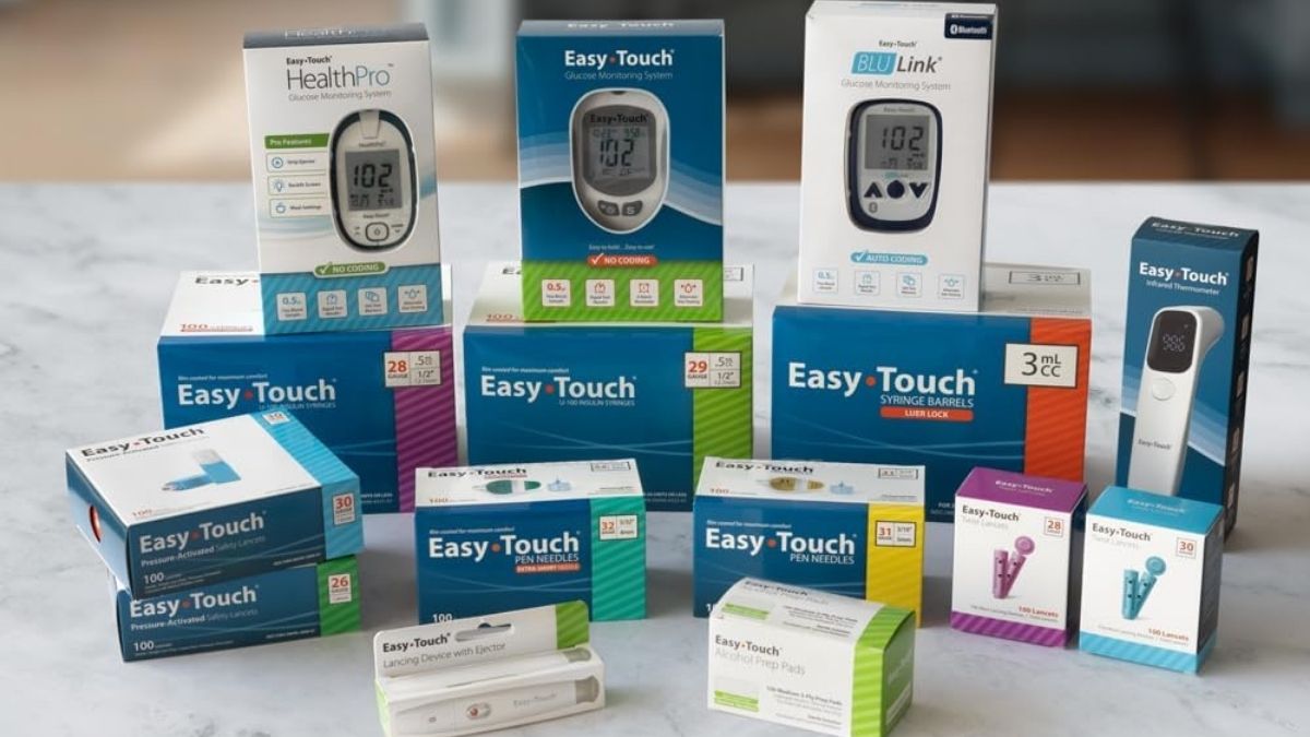 Easy Touch U-100 Insulin Syringe with Needle, 31G 1cc 5/16-Inch (8mm), Box of 100