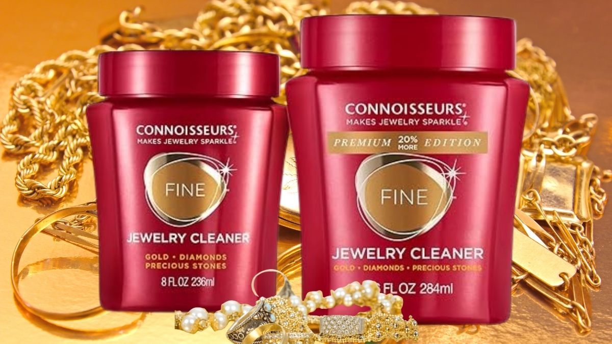 CONNOISSEURS Premium Edition Jewelry Cleaner: Fine, Silver & Delicate Formulas in Value 9.6oz Size