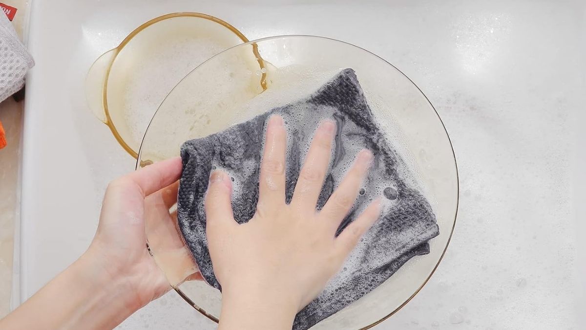 Homaxy Ultra Soft Absorbent Kitchen Dish Cloths: Quick-Drying Kitchen Essential