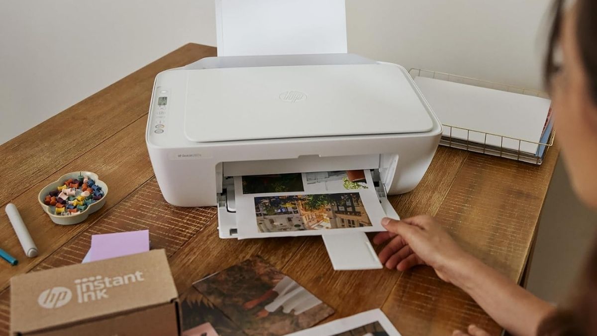 HP DeskJet 2827e Wireless All-in-One Color Inkjet Printer, Scanner, Copier, Best for Home