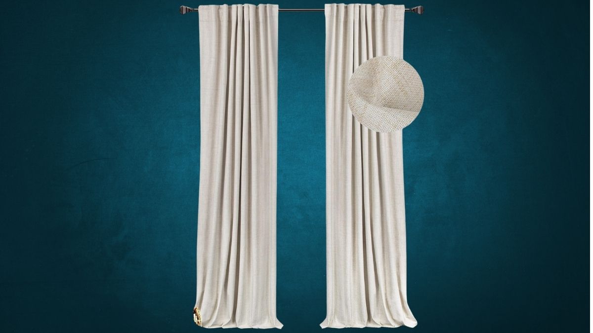 100% Blackout Shield Linen Blackout Curtains