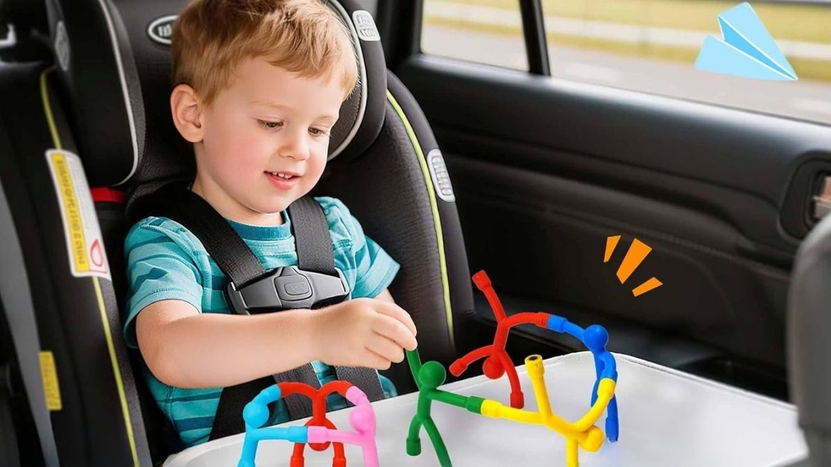 Magnetic Travel Toys for Toddlers: 5 Piece Set That Keeps Kids Entertained Anywhere