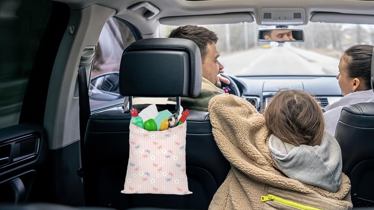 The Ultimate Car Trash Bag & Organizer: Stylish Vehicle Storage for Every Adventure