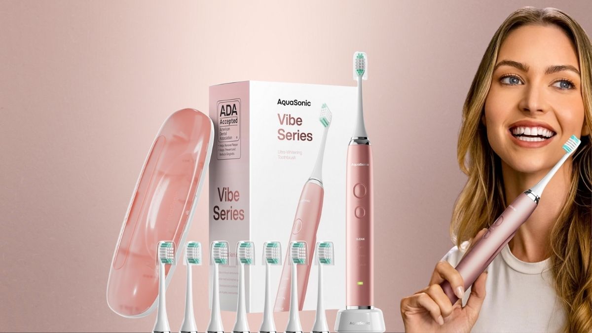 AquaSonic Vibe Series Ultra-Whitening Toothbrush