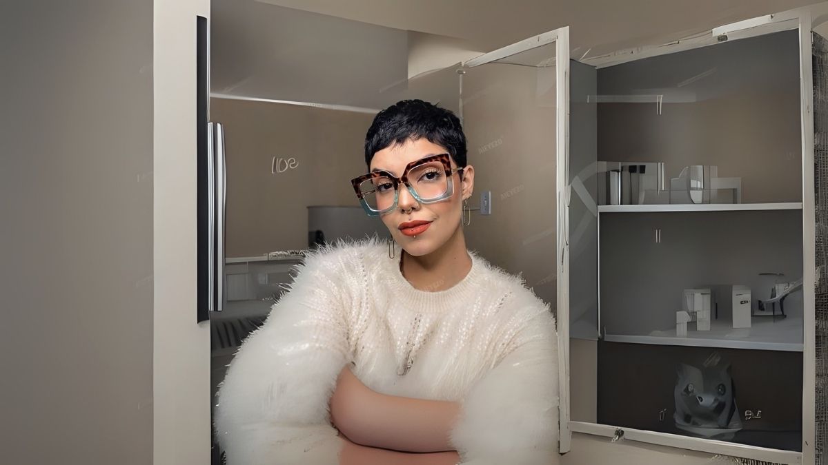 AIEYEZO Oversized Blue Light Glasses