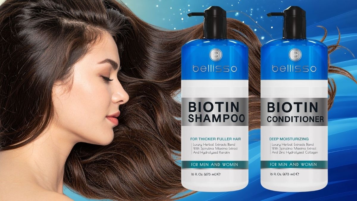 Bellisso Biotin Shampoo and Conditioner Set
