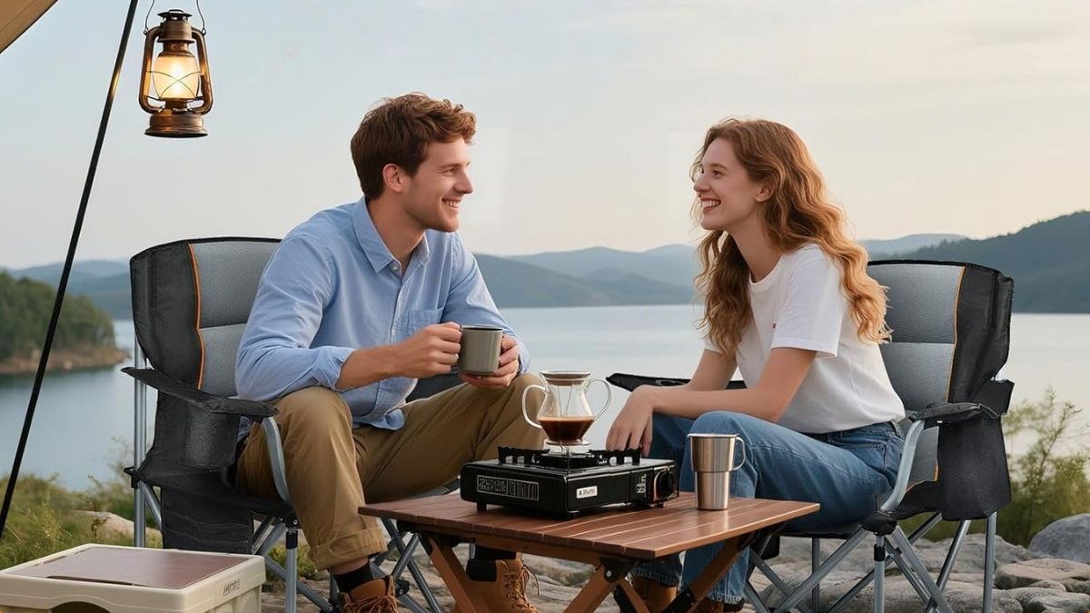 FZIFZI 2 Pack Camping Chairs: Heavy Duty Comfort for Every Outdoor Adventure