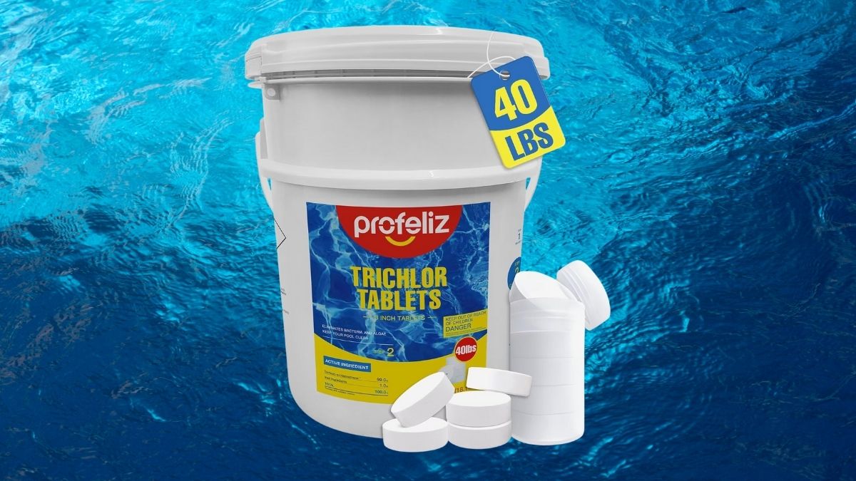 PROFELIZ Chlorine Tablets 3 Inch: Complete Pool Sanitizing Solution